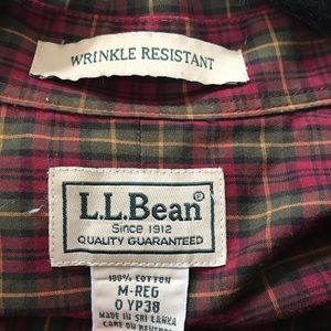L.L. Bean Shirts - L.L. Bean Wrinkle Resistant Plaid Button Down L.L. Bean Shirts - L.L. Bean Wrinkle Resistant Plaid Button Down